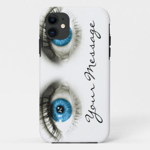 Capa Para iPhone 11 Caso iPhone5 de Olhos Azuis