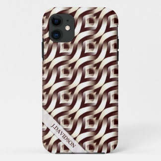 Capa Para iPhone 11 Caso iPhone 5 do Padrão Têxtil do Abstrato Retroat