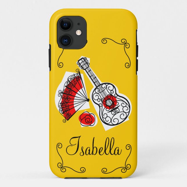 Capa Para iPhone 11 Caso iPhone 5 dos cantos das Souvenirs em Espanha (Verso)