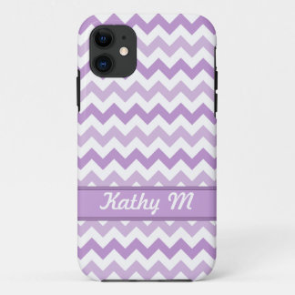 Capa Para iPhone 11 Caso iPhone 5 personalizado da Chevron Roxo e Bran