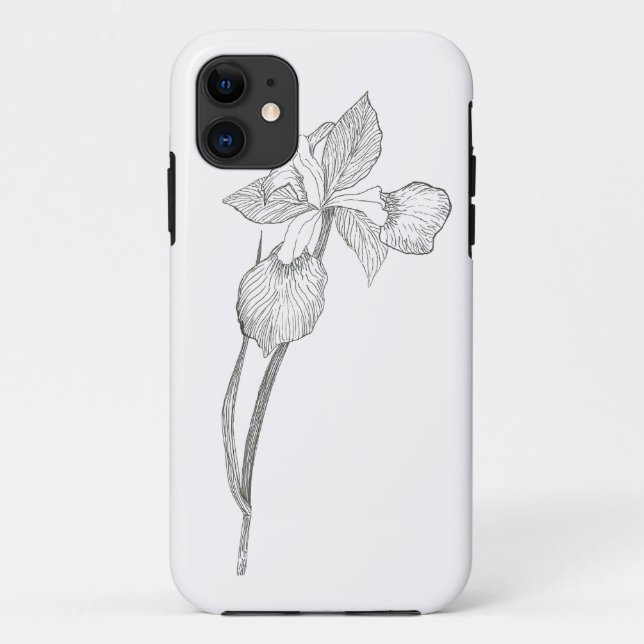 Capa Para iPhone 11 Caso Iris Drawing iphone5 (Verso)