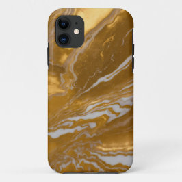 Capa Para iPhone 11 Caso Luxurioso Dourado Marble iPhone/iPad
