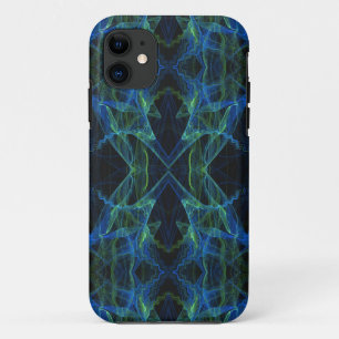 Capa Para iPhone 11 Caso-Mate de iPhone 5 Azul, Árvore e Preto Mal Ali