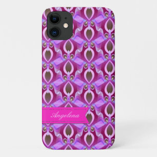 Capa Para iPhone 11 Caso Pink Goddess Pattern iPhone 5