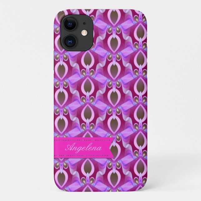 Capa Para iPhone 11 Caso Pink Goddess Pattern iPhone 5 (Verso)
