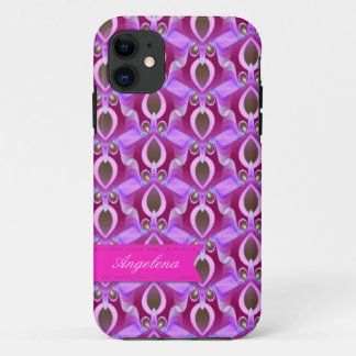 Capa Para iPhone 11 Caso Pink Goddess Pattern iPhone 5