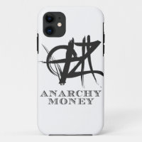 Caso protetor do iPhone 5S do dinheiro da anarquia
