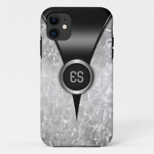 Capa Para iPhone 11 Caso Retro Black iPhone 5