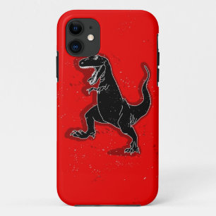 Capa Para iPhone 11 Caso retro do iPhone 5 do dinossauro