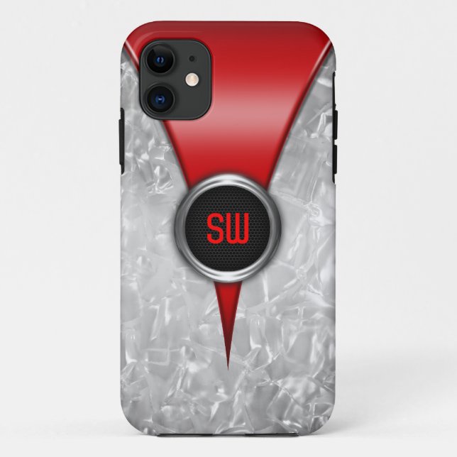 Capa Para iPhone 11 Caso Retro Red iPhone 5 (Verso)