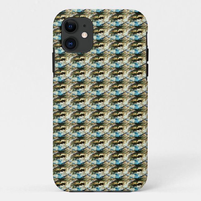Capa Para iPhone 11 caso rock art (Verso)