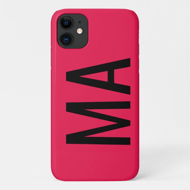 Capa Para iPhone 11 Caso Tendy Red Editable iphone 11 (Verso)