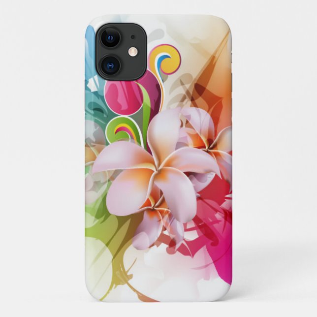 Capa Para iPhone 11 Caso Tropical Hawaiian iPhone 11 (Verso)