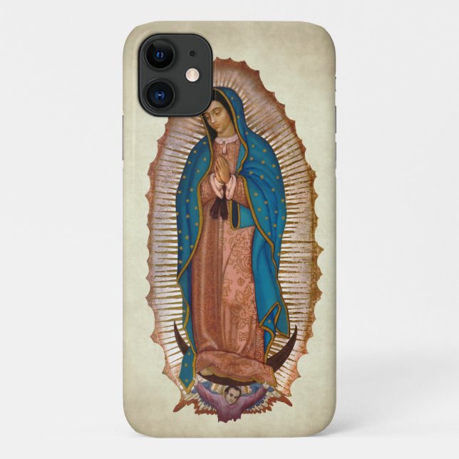 Capa Para iPhone 11 Caso Virgen De Guadalupe Cell Phone/iPad (Verso)