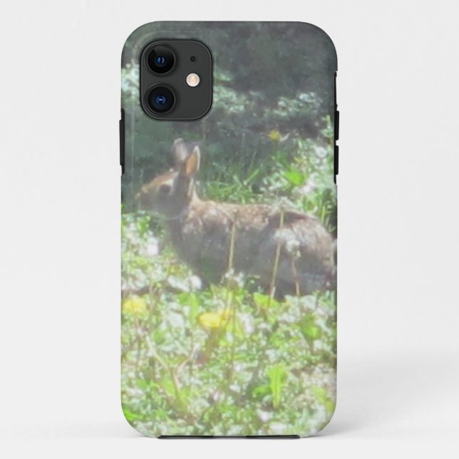 Capa Para iPhone 11 Caso Wild Bunny iPhone 5 (Verso)