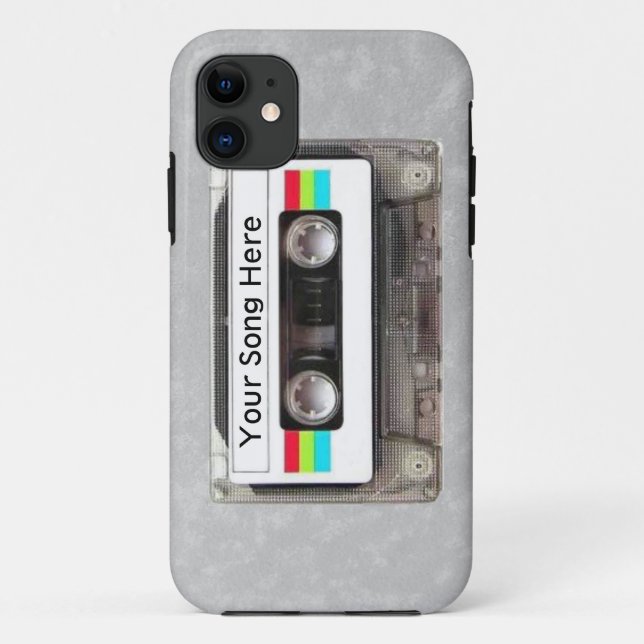 Capa Para iPhone 11 Cassete (Verso)