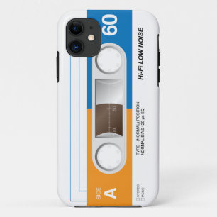Capa Para iPhone 11 Cassete de banda magnética