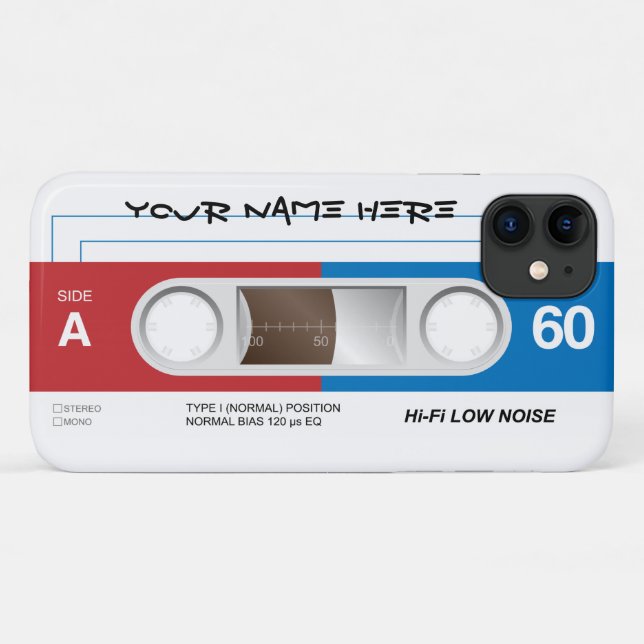 Capa Para iPhone 11 Cassete de banda magnética (Verso (horizontal))