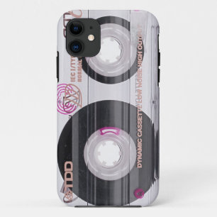 Capa Para iPhone 11 Cassete de banda magnética da velha escola