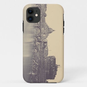 Capa Para iPhone 11 Castelo do Anjo e cúpula do Vaticano