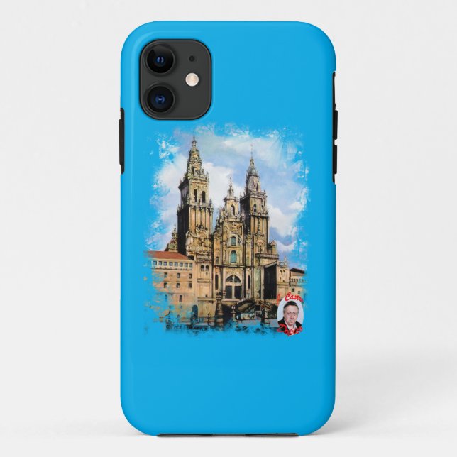 Capa Para iPhone 11 Catedral de Santiago de Compostela (Verso)