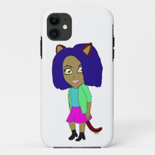 Capa Para iPhone 11 catgirl chibi