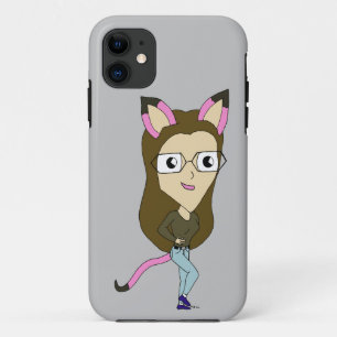 Capa Para iPhone 11 catgirl chibi