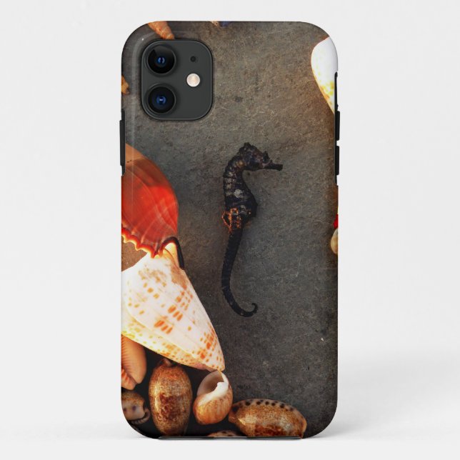 Capa Para iPhone 11 Cavalo do Mar (Verso)