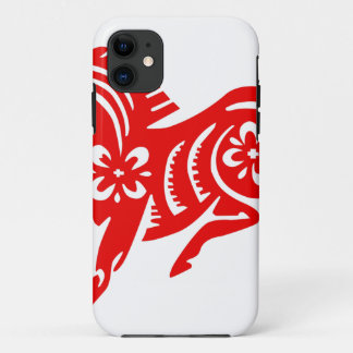 Capa Para iPhone 11 Cavalo oriental asiático chinês