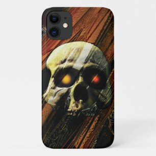 Capa Para iPhone 11 Caveira Escura