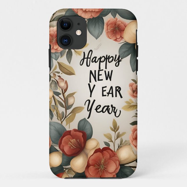 Capa Para iPhone 11 Celebre o Ano Novo com o Apple iPhone 11! (Verso)