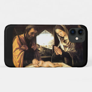 Capa Para iPhone 11 Cena da Natividade para o Natal - Santa Família, C