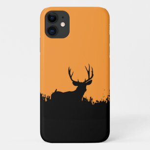 Capa Para iPhone 11 Cena de caça aos veados - Trophy Buck no Sunset