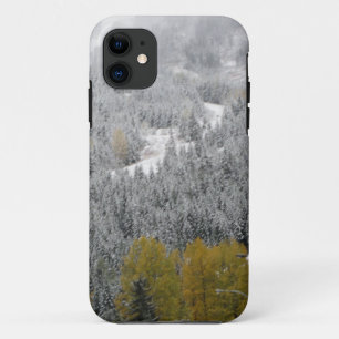 Capa Para iPhone 11 Cena de Neve de Inverno