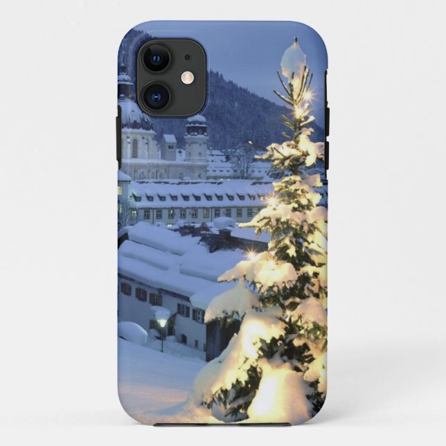 Capa Para iPhone 11 cenas de inverno-136 (Verso)