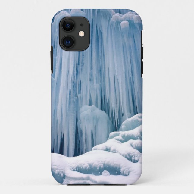 Capa Para iPhone 11 cenas de inverno-67 (Verso)