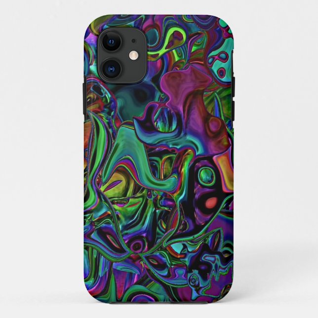 Capa Para iPhone 11 Cérebro derretido (Verso)