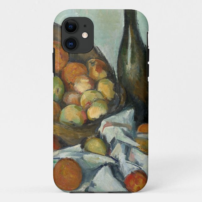 Capa Para iPhone 11 Cezanne Basket Apple Impressionismo Arte (Verso)