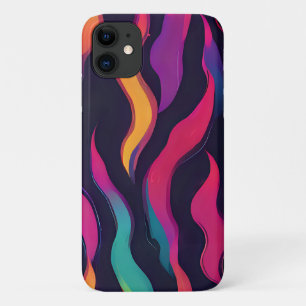 Capa Para iPhone 11 Chamada Neon Fire