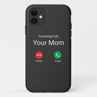 Capa Para iPhone 11 Chamada Recebida Da Sua Mãe
