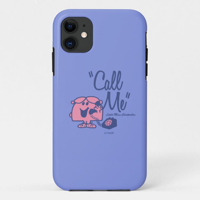 Capa Para iPhone 11 Chamando Little Miss Chatterbox (Verso)