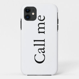 Capa Para iPhone 11 Chame-me - Caso do iPhone 5