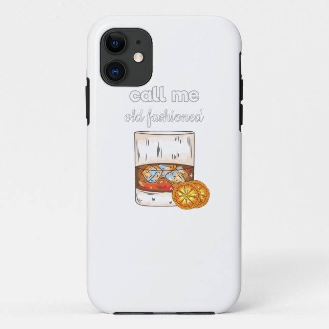 Capa Para iPhone 11 Chame-me de velho mocado (Verso)