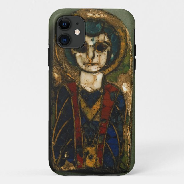 Capa Para iPhone 11 Chapa arredondada, descrevendo o cristo ou um (Verso)