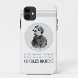 Capa Para iPhone 11 Charles Dickens Portrait e Cote