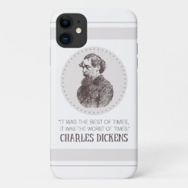 Capa Para iPhone 11 Charles Dickens Portrait e Cote