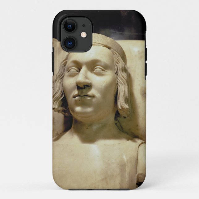 Capa Para iPhone 11 Charles V (as 1338-80) efígies "sábia" do túmulo, (Verso)