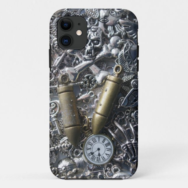 Capa Para iPhone 11 Charms Steampunk (Verso)