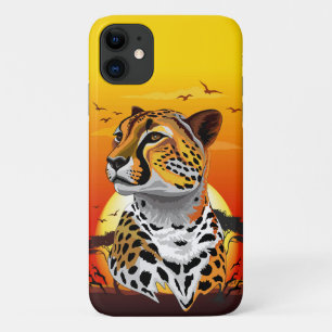 Capa Para iPhone 11 Cheetah African Feline Wild Animal