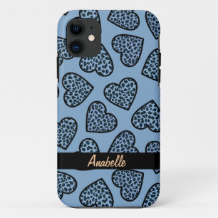 Capa Para iPhone 11 Cheetah impressão corta o caso do iPhone 5